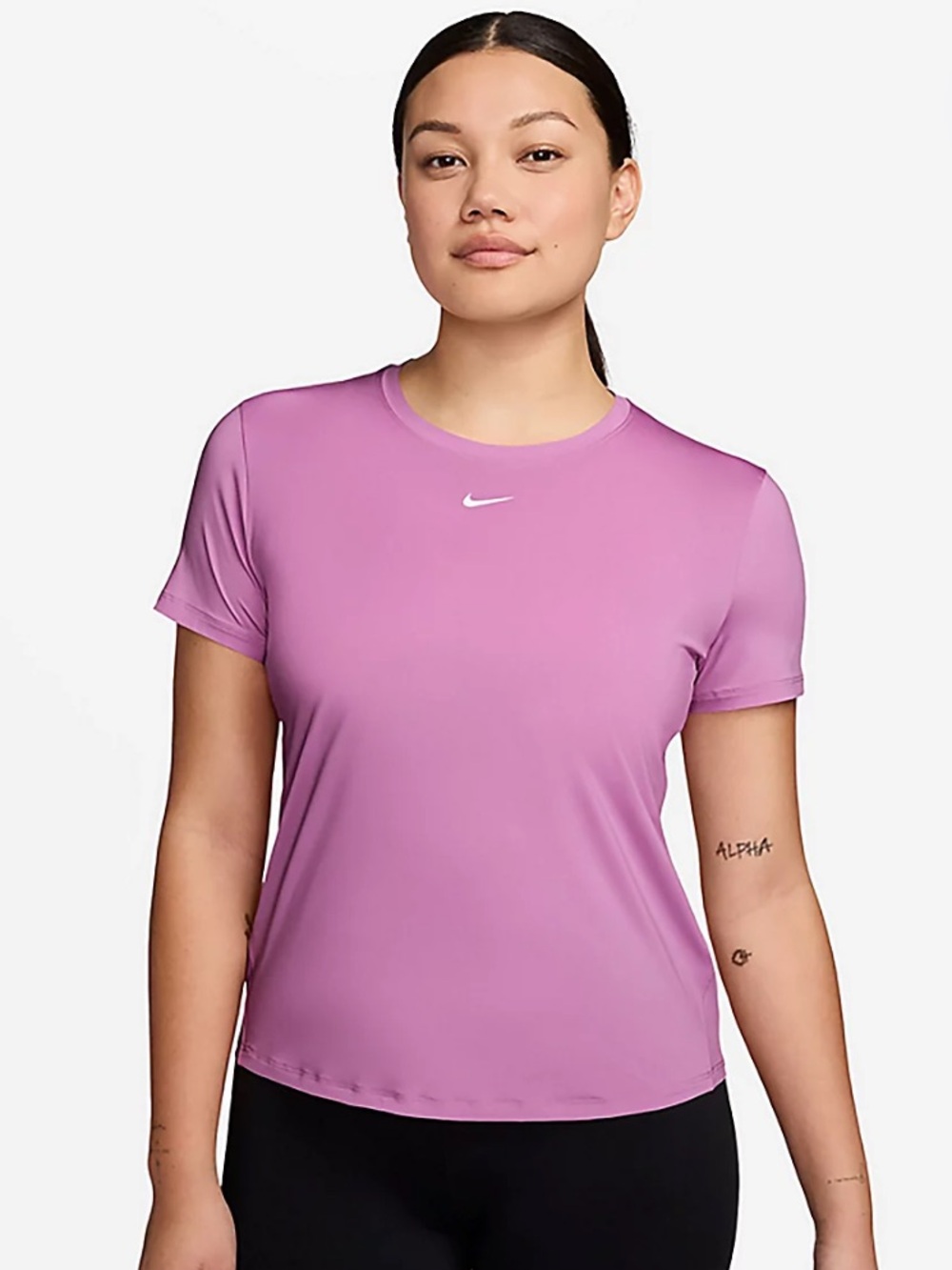 Nike Lavender/Pink Dri-FIT Short-Sleeve Crew Tee
